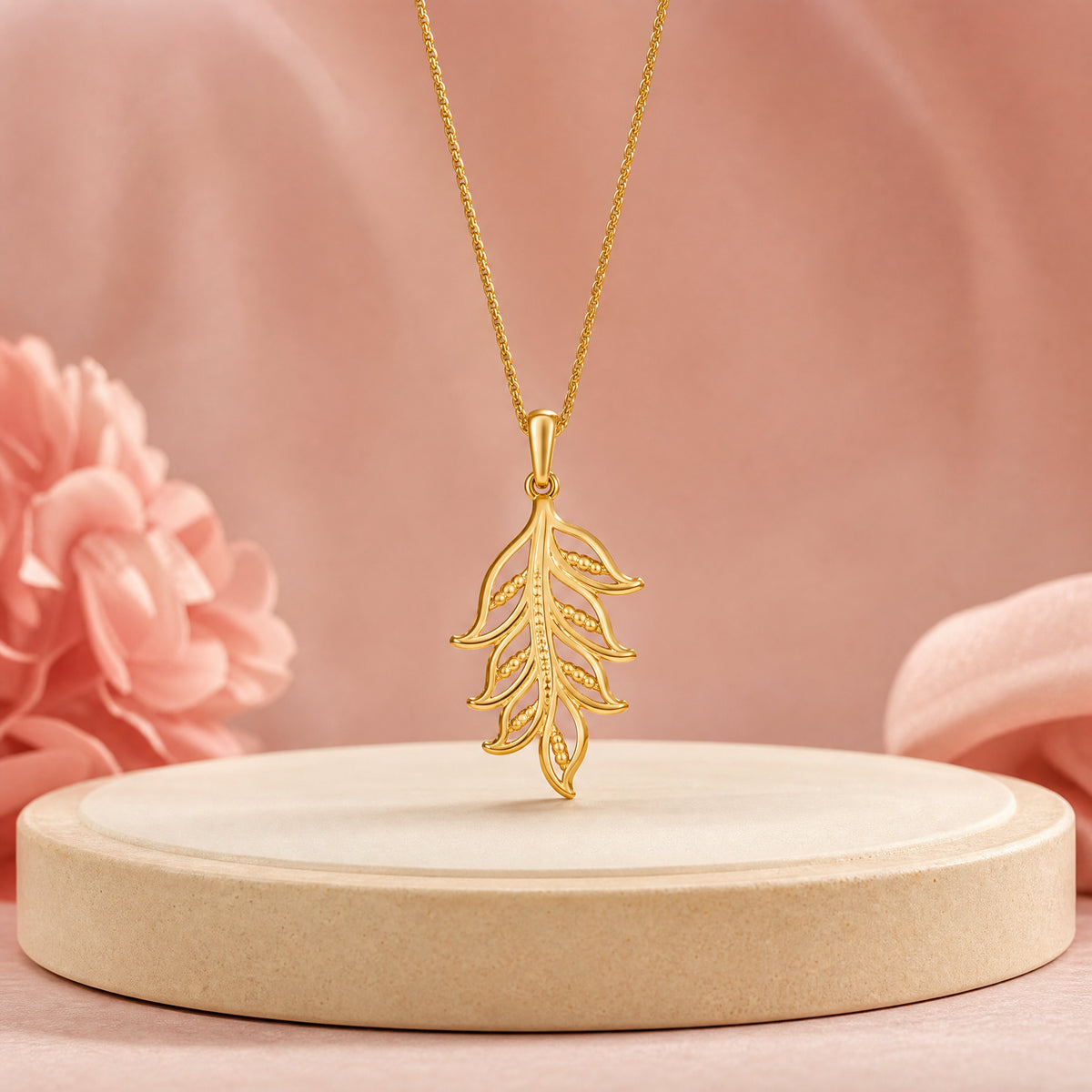 Veda Leaf Pendant